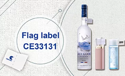 ฉลากธงใหม่ที่ออกแบบมาสำหรับร้านค้าปลีกที่มีของเหลวภายใน